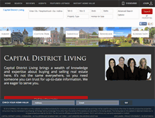 Tablet Screenshot of capitaldistrictliving.com
